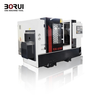 Moulin de machine de tour de commande numérique par ordinateur de TCK6350 Live Tooling Slant Bed combiné