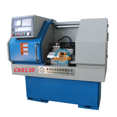 Petite machine de tour de commande numérique par ordinateur de couche horizontale de la Chine avec le C-axe pour le métal tournant le tour de commande numérique par ordinateur