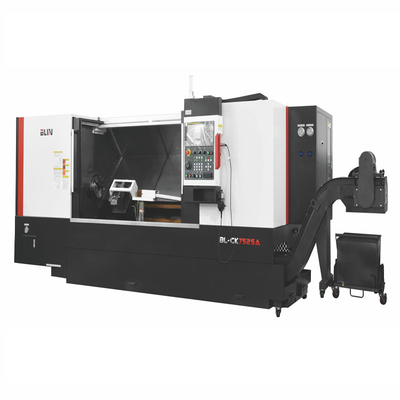 Machinery Repair Shops Heavy Duty High Rigidity Bed Slant Bed CNC Lathe Machine For Long Axis Turning